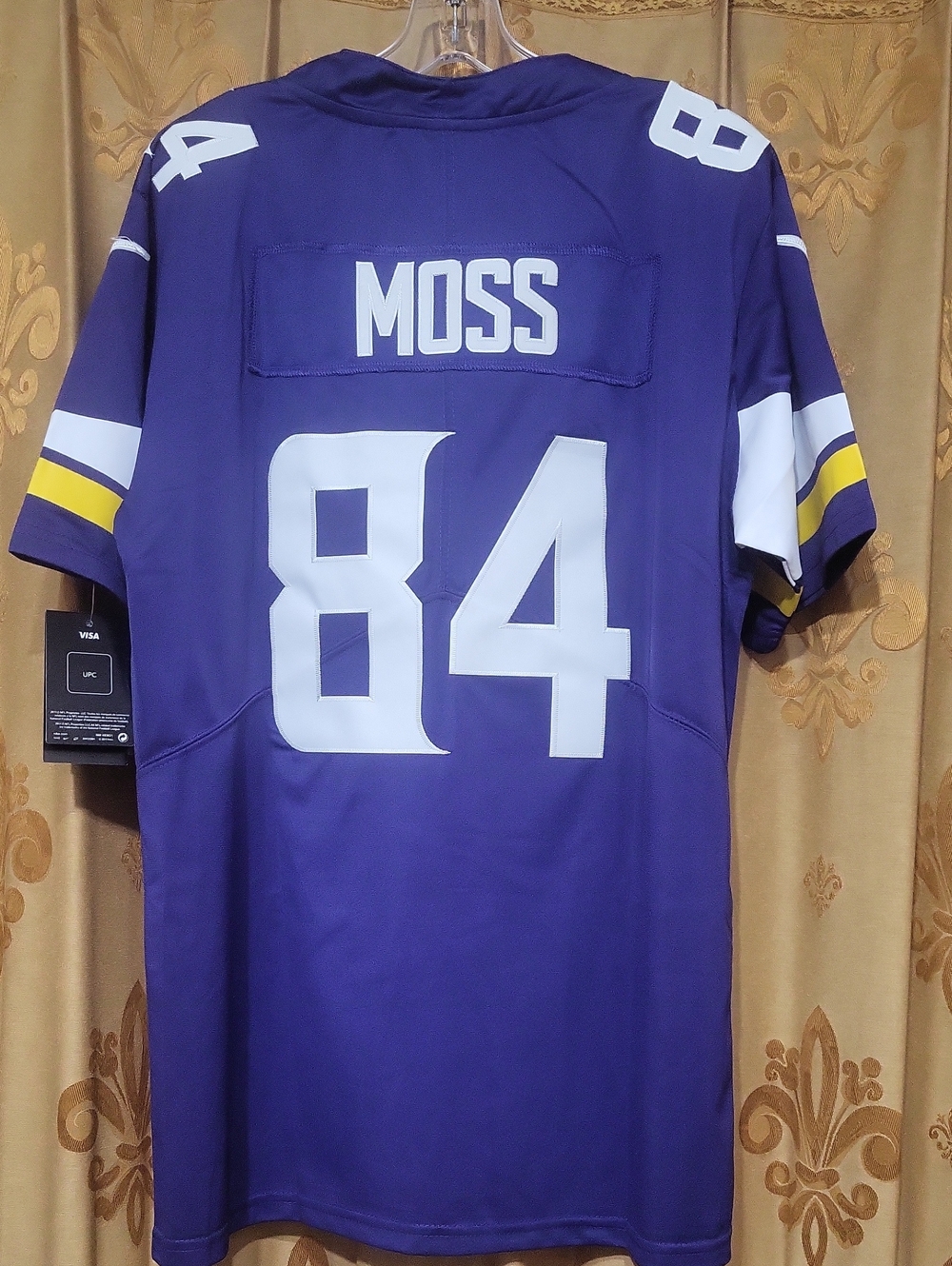 NFL Purple Moss #84 Men’s Football Jersey